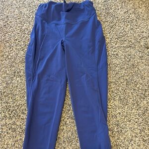 Lululemon Athletica Blue Straight Leg Pants